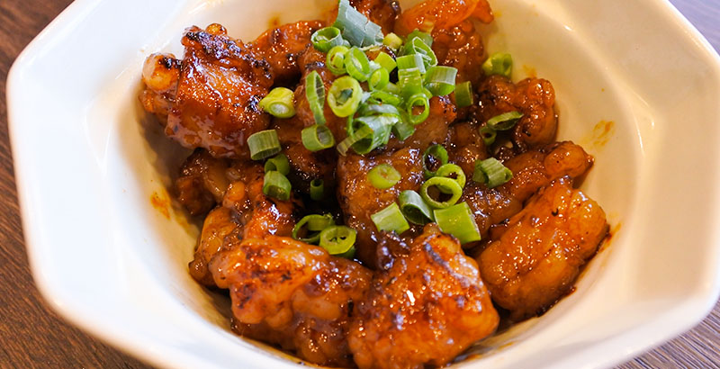 自慢の自家製タレ